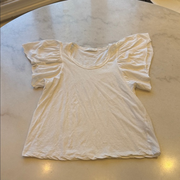 A.L.C. Tops - NWOT A.L.C. White flutter Sleeve Tee